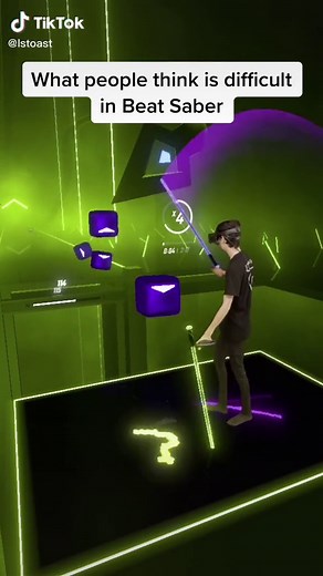 Challenging Speed Level in Beat Saber VR Gaming Experience