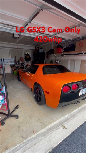 Cammed 2001 C5 Z06. Custom Lamborghini Orange Paint. Shaved front bumper