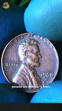 1960-D Lincoln Penny Value | Small Date vs Large Date | Rare Errors Worth Hundreds #coin #uscoins
