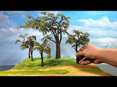 How to make a Realistic Tree for Diorama | Simple & Easy step by step Tutorial