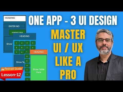 Master UI/UX Like a Pro | Create 3 Wireframes for One Mobile App | Mobile App UI Design Tutorial
