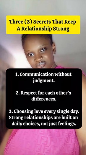 2.8K views · 31 reactions | 3 sécréts that keep relationship strong... | Ogechi Destiny | Facebook