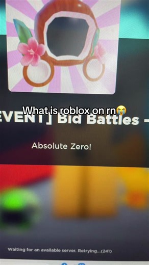 I just wanna play bid battles