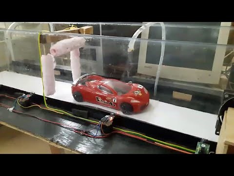 Automatic car washing system using arduino
