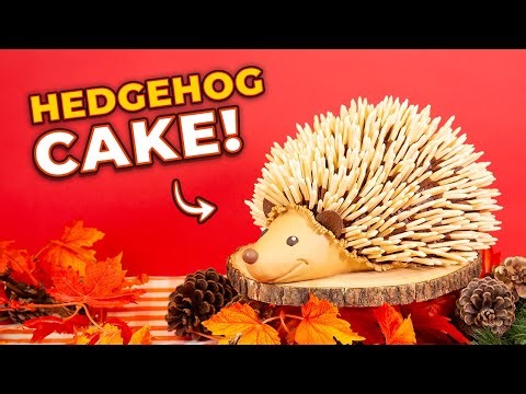 This Giant SURPRISE INSIDE HEDGEHOG is FILLED WITH CANDY&CHOCOLATE!!! | How to Cake It
