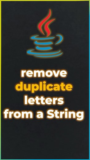 Jatin Shharma on Instagram: "Day 12: Remove duplicate characters from the String #java #codinginterview #javaprogramming #string #arrays #qaautomation"