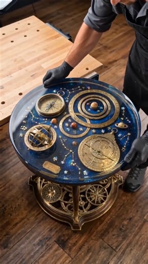 This Star Map Transformation Is Insane #diy #resinart #shorts