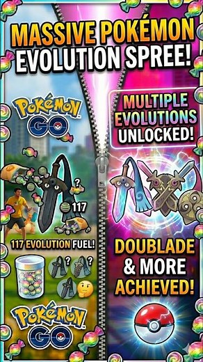 Honedge to Doublade: The 117 Rare Candy Evolution! in Pokemon Go | #Shorts #RarePokemon #PokemonGo
