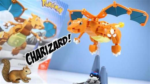 Mega Construx Pokemon Charizard Speed Build Toy Review