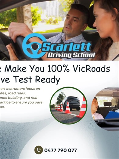 VicRoads Driving Test Success with Scarlett Driving School