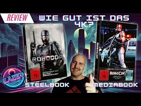 RoboCop 4k -Full Set - (4-Disc Limited Collector's Edition Mediabook + Steelbook - REVIEW UNBOXING