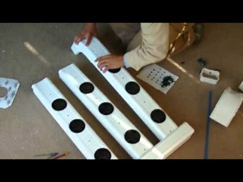 aeroponics gutter system (homemade)