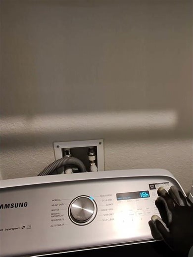 Samsung washer how to run a test cycle #appliancerepair #samsung #laundry #washingmachine #washer