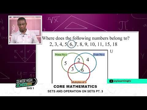 Core Mathematics Shs-1 Sets And Operations Pt- 3 02- 03- 2022