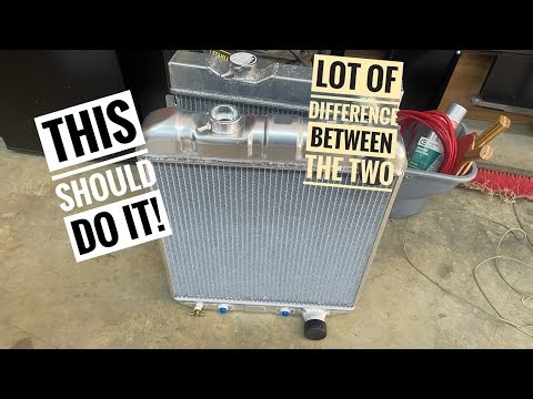 I finally get a new radiator installed into the 64 falcon. Time to enjoy this thing.