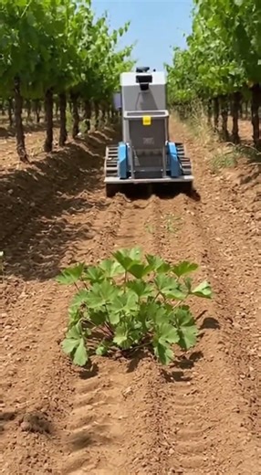 Solar Weeding Rover Uproots Weeds and Drops Them Cleanly