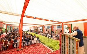PM Modi addresses Diwali Milan programme at BJP HQ, New Delhi