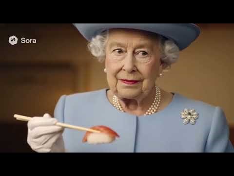 Royal Sushi | Queen Elizabeth & Prince Philip in Tokyo | Royal Parody Short Film AI