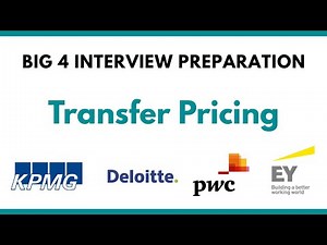 Big 4 Transfer Pricing Interview Preparation (Deloitte, EY, PwC, KPMG) | TP Jobs | CA CMA CS ACCA