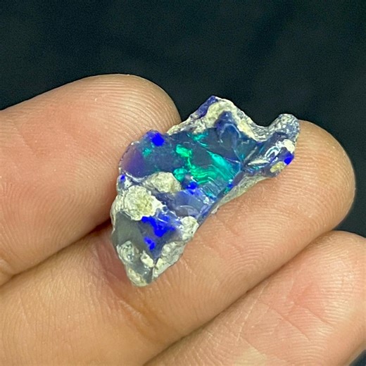 5.65 Ct Genuine Welo Black Opal Raw Crystal for Designers - Etsy