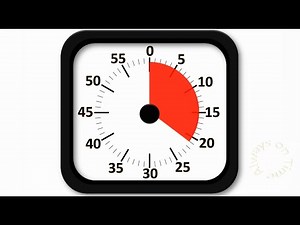 21-minute visual timer