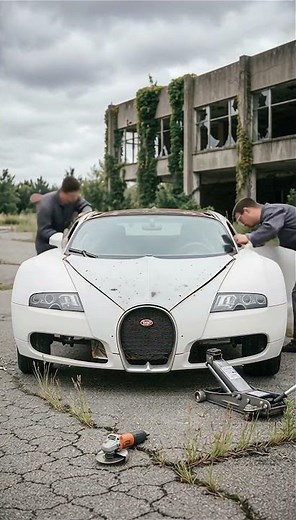 “Abandoned Car Rebuilt After Years… You Won’t Believe This!”😯 #viral