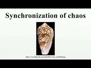 Synchronization of chaos