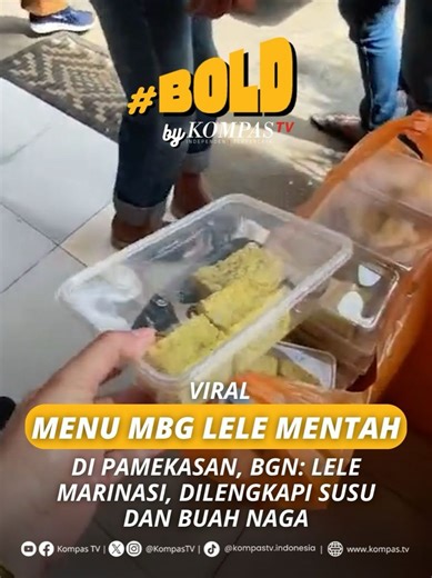 Badan Gizi Nasional (BGN) menyampaikan klarifikasi atas video viral yang menampilkan menu Program Makan Bergizi Gratis (MBG) di salah satu sekolah di Kabupaten Pamekasan, Jawa Timur, pada Senin (9/3/2026). Video tersebut menujukkan menu MBG yang disebut berisi lele mentah. BGN menilai video yang beredar sekadar menampilkan sebagian menu sehingga memunculkan persepsi yang tidak utuh mengenai makanan yang disiapkan oleh Satuan Pelayanan Pemenuhan Gizi (SPPG) Pamekasan Pademawu Buddagan. Wakil Kepa