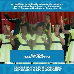 9.2K views · 504 reactions | Get ready for an unforgettable night filled with songs like SANDIYINZIZA. Kindly support us by grabbing those early bird tickets at 30k now! Dial *252*4# | Stream Of Life Choir | Facebook