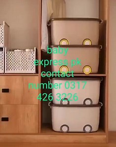 15 shares | wheel toy container Ideal for toy storage , kitchen storage , clothes etc Designed to fulfil storage needs with secure locks Contact for more details 03174263226 | babyexpress.pk | Facebook