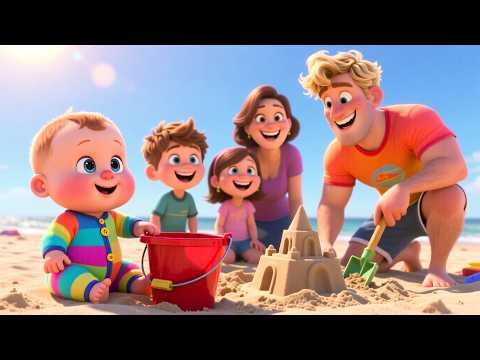 Building Sand Castles 🏖️ | Fun Learning & Play for Kids | Toddler Adventure Video