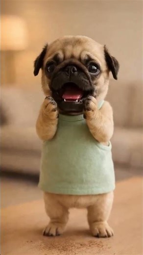 Dog eats donut #dog #ai