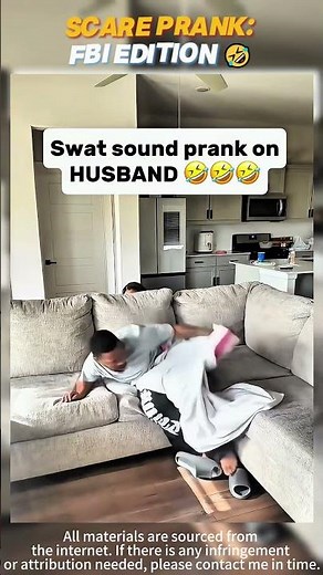FBI Open Up! Funniest Prank Ever 😅 #usa #reelschallenge #scareprank #foryou #couple #fbi #funny