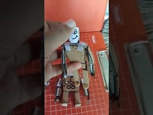 How to make a action figure with cardboard # DIY # cradboard # 15 Crown