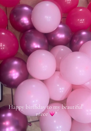 Weekend decoration for my beautiful niece 💗 #balloons #birthday #fyp #fentysuperbrandday