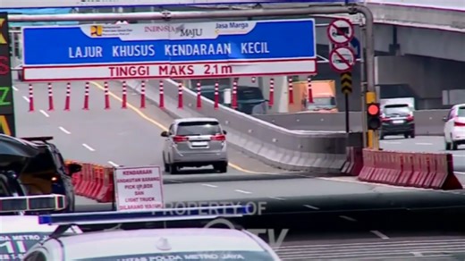 Contra Flow Diberlakukan di Tol Jakarta-Cikampek