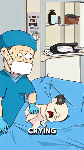 Why Some Newborn Babies Struggle to Breathe After Birth ⚠️👶..!!#e2dhealth #animation #2dshow