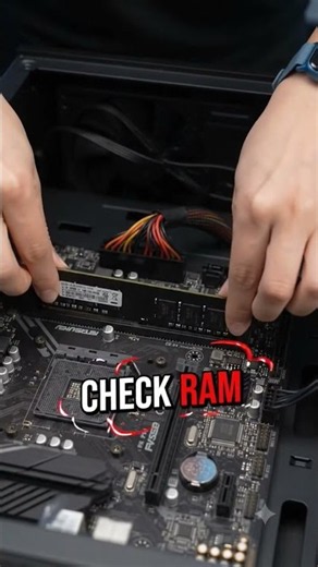 PC Turns On But No Display? Check the RAM First! 🔧💻
