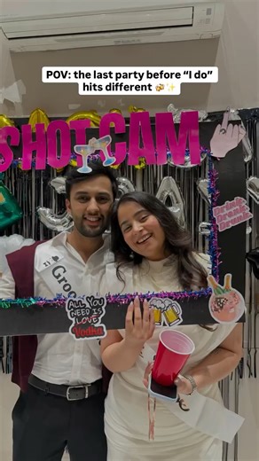 Hardik Gulati on Instagram: "When there’s no bride side or groom side and the bachelor party gets slightly out of hand 🍾😌 #TeamBride #TeamGroom #BrideSquad #GroomSquad #trendingreels (PreWedding Celebrations, TrendingReels, bachelor’s party bachelorette party, friend squad, wedding reels, party reels)"