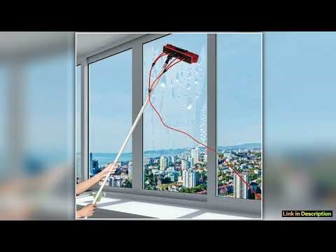 26FT Window Cleaning Washing Pole Cleaner Kit 3In1 WaterHose Fed Pole Extendable 8m Outdoor Improve