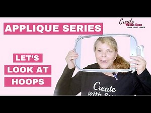 Applique Series Lets look at hoops