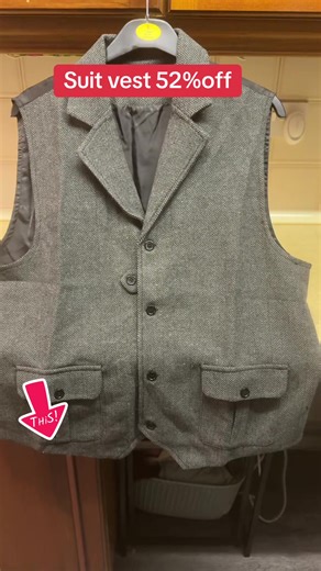 Men’s suit vest #ad #ticktokmademebuyit #goviral #mensfashion#mensvest