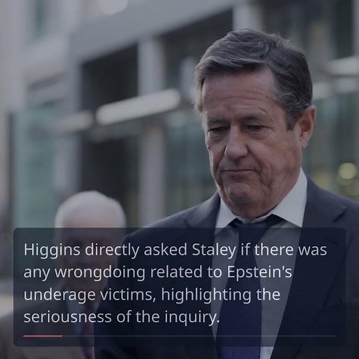 Barclays Chairman Questions Staley on Epstein Ties