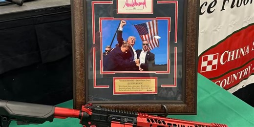 Framed ‘Fight!’ photo with Trump’s signature fetches $40K at Waco GoodFellas auction