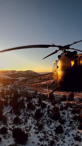 Sunset flights in Utah