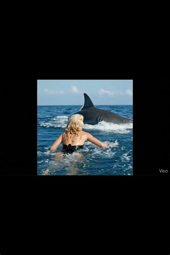 Marilyn Monroe - Jaws Attack- Swimming from Great White Shark