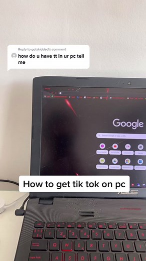 Reply to @gotskidded #tiktok #googlechrome #app #application #website #link #howto #tutorial #techtok #pc #laptop #asus #asusrog #computer #tech #pc