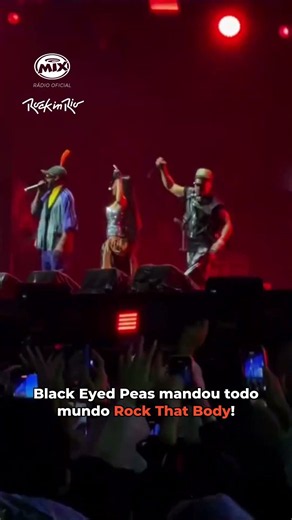 “Rock That Body” no Rock in Rio! 🔥 Black Eyed Peas colocou o festival pra dançar! 🤘