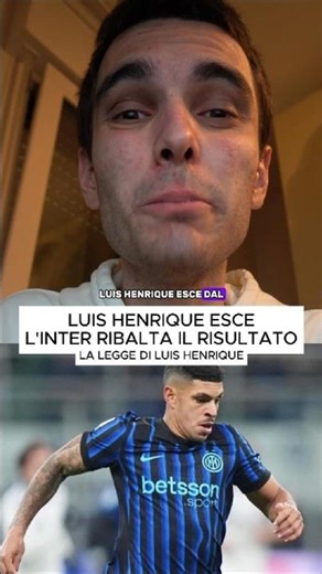 LA LEGGE DI LUIS HENRIQUE: come l'INTER ha RIMONTATO il COMO (Inter 3-2 Como Coppa Italia)