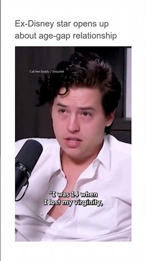 Ex-Disney Star Opens Up About Age-Gap Relationship #shorts #ColeSprouse #DisneyChannel